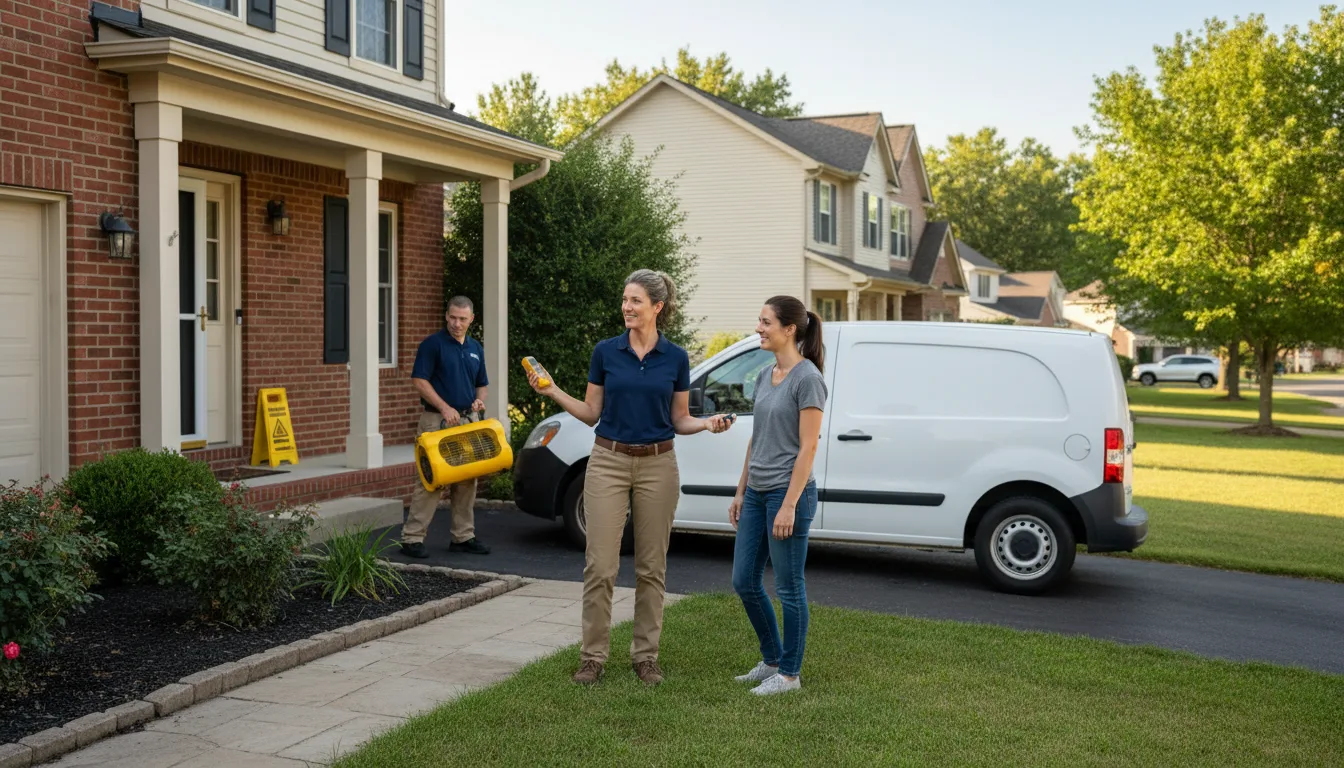 Residential water damage restoration in Hamel, MN